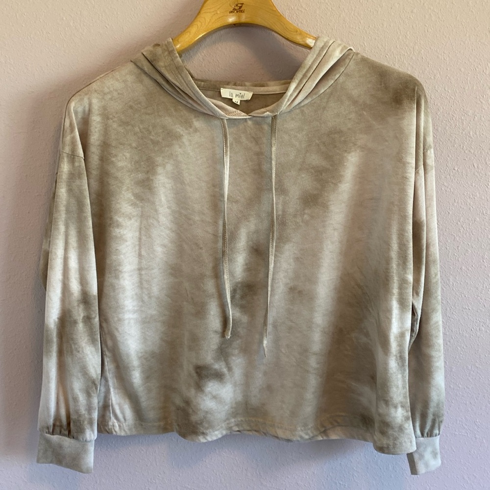 La Miel tie dye hoodie, size M